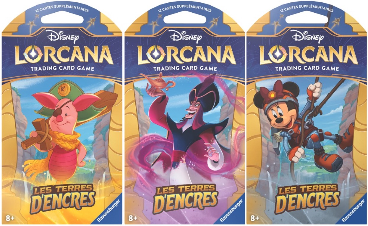 DISNEY LORCANA CARDS - INTO THE INKLANDS - SLEEVED BOOSTER ASST (FR)