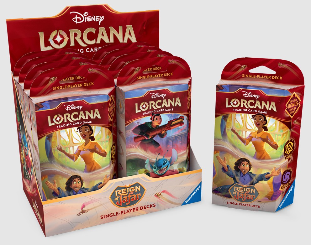CARTES DISNEY LORCANA - REIGN OF JAFAR - STARTER DECK ASST - Version anglaise