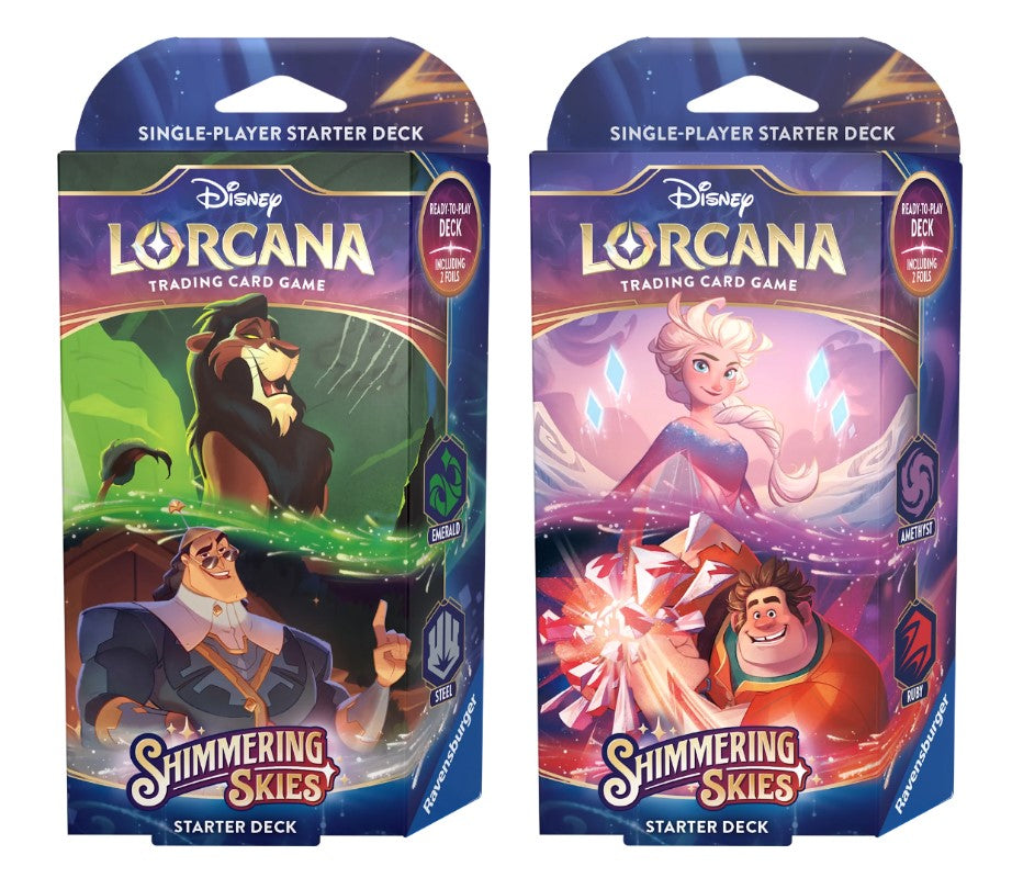 DISNEY LORCANA CARDS - SHIMMERING SKIES - STARTER DECK ASST (EN)