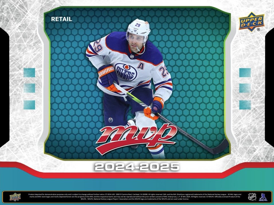 CARTES DE HOCKEY - UD MVP HOCKEY 24/25 RETAIL (UPPER-DECK 2024-2025) ASST