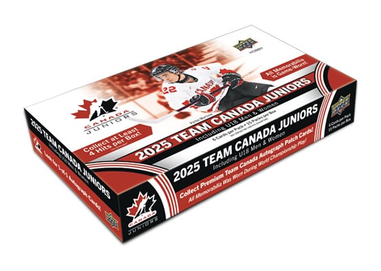 HOCKEY CARDS - UD TEAM CANADA JUNIORS HOCKEY 2025