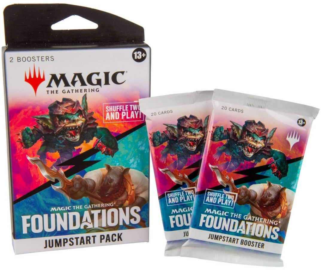 CARTES MAGIC OF THE GATHERING - MTG FOUNDATIONS JUMPSTART 2 PACK BOOSTER