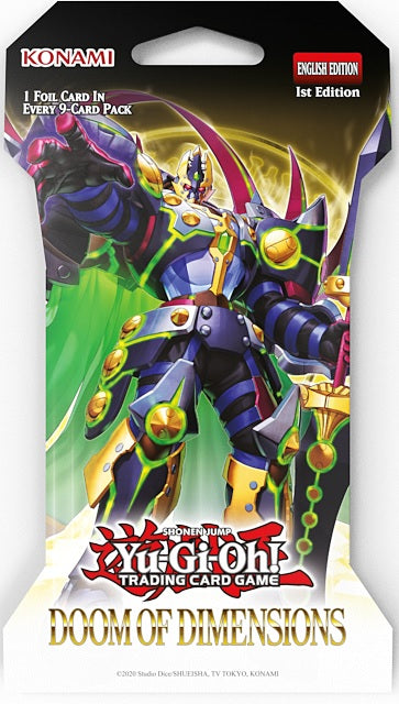 YU-GI-OH! CARDS - YGO DOOM OF DIMENSIONS BOOSTER ASST