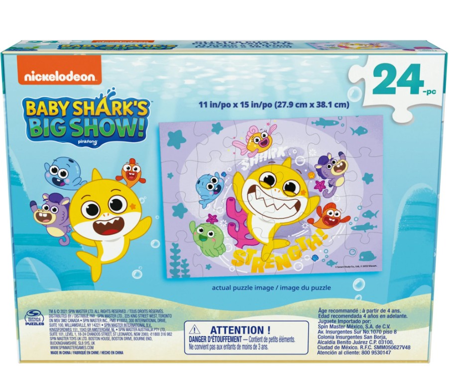 CASSE-TÊTE 24 OU 48 PIÈCES SCINTILLANT (PEPPA PIG, L.O.L SURPRISE!, MINNIE MOUSE OU BABY SHARK) ASST