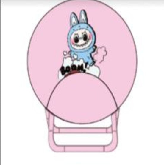CHAISE RONDE PLIABLE POUR ENFANTS - STYLE LABUBU