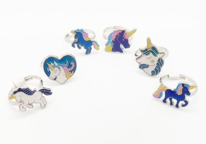 BAGUE LICORNE CHANGEMENT D'HUMEUR ASST