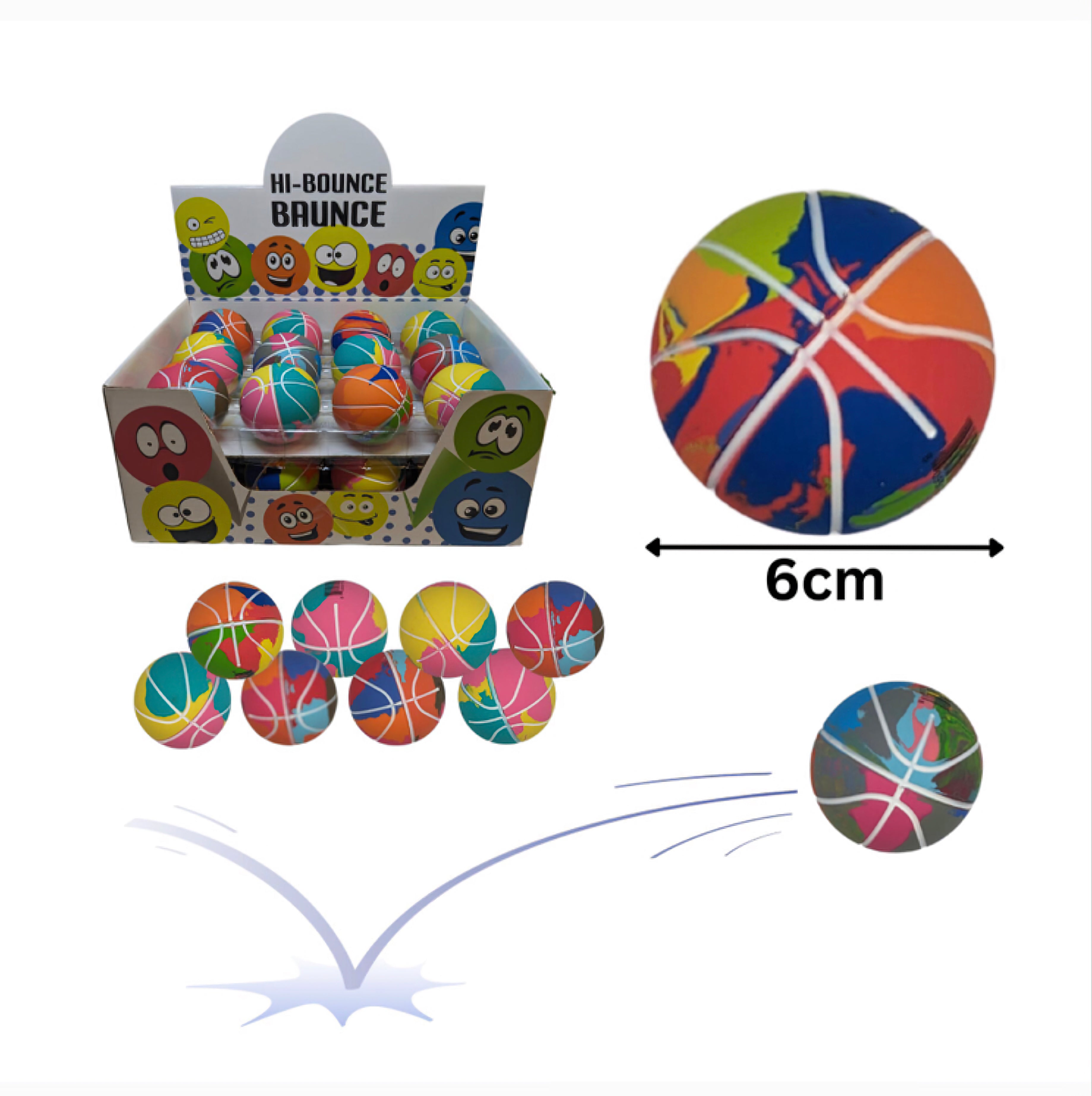 BOUNCING BALL BASKETBALL ASST