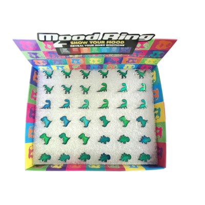 DINOSAURE BAGUE ÉMOTION ASST