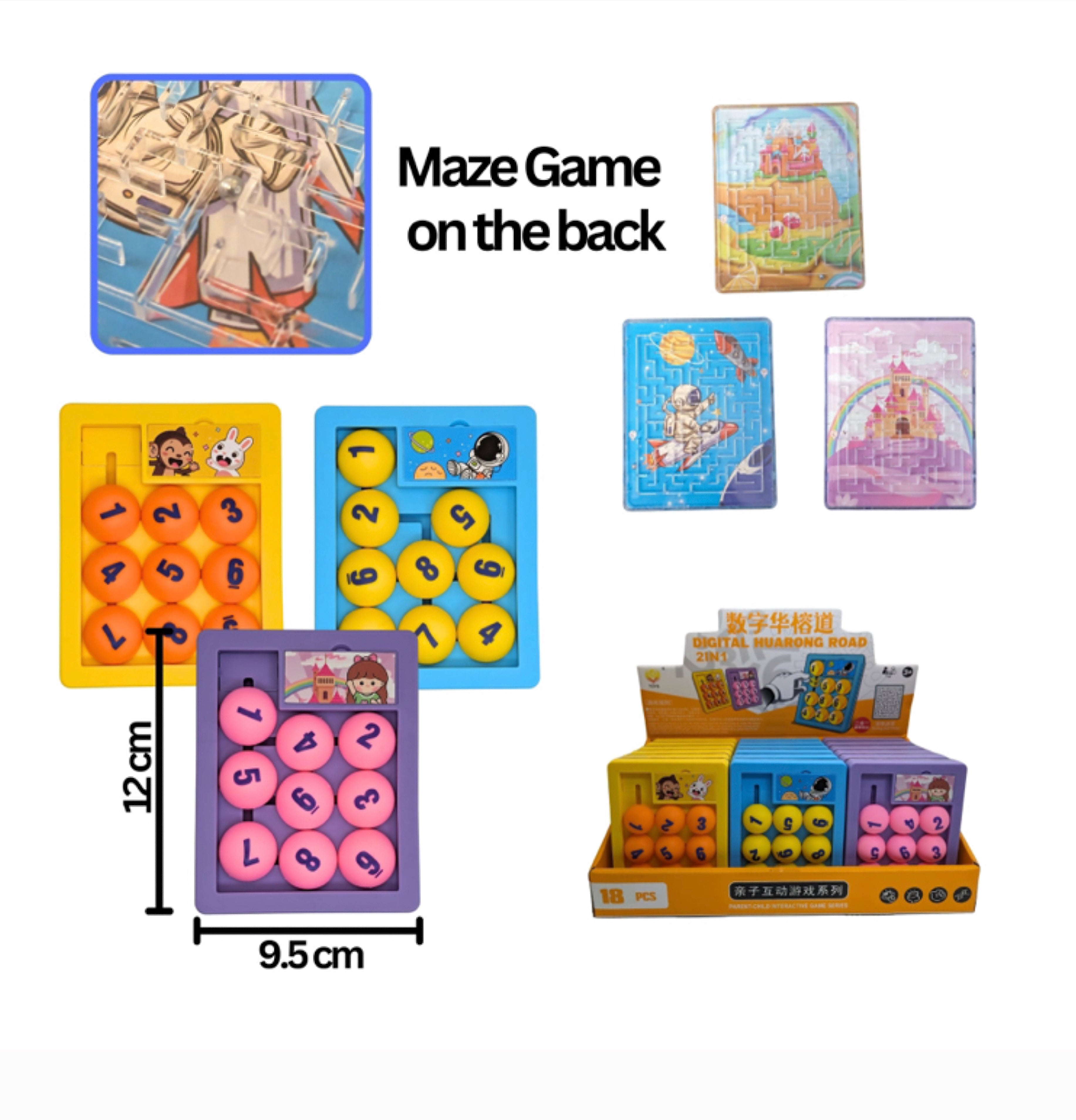 JEU DE PUZZLE À CHIFFRE COULISSANT ASST