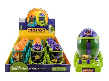 ROCKET-SHAPED CROCHET MACHINE (5") ASST