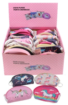 PORTE-MONNAIE LICORNE ASST