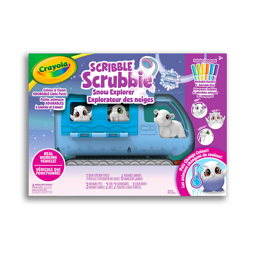 CRAYOLA - SCRIBBLE SCRUBBIE - EXPLORATEUR DES NEIGES
