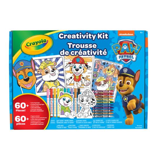 CRAYOLA - TROUSSE DE CRÉATIVITÉ 5 EN 1 PAT'PATROUILLE