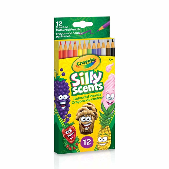 CRAYOLA - 12 CRAYONS DE COULEUR SILLY SCENTS