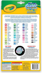 CRAYOLA - 50 MARQUEURS SUPER POINTES
