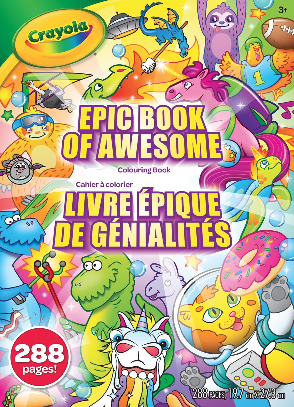 CRAYOLA - CAHIER À COLORIER 288 PAGES - ASSORTIS