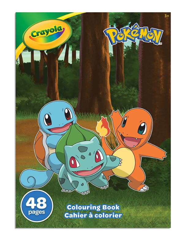 CRAYOLA - 48-PAGE COLORING BOOK - POKÉMON