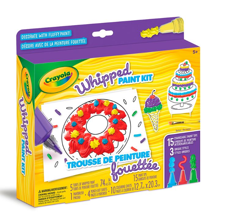 CRAYOLA - ENSEMBLE DE PEINTURE FOUETTÉE