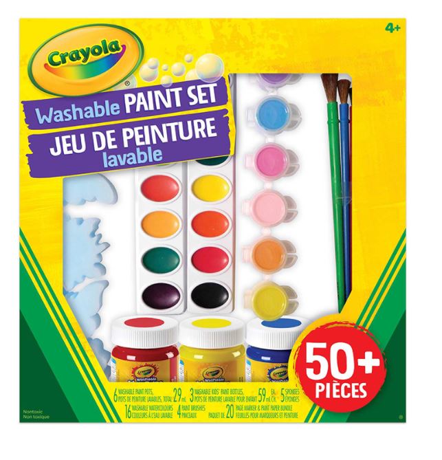 CRAYOLA - ENSEMBLE DE PEINTURE LAVABLE