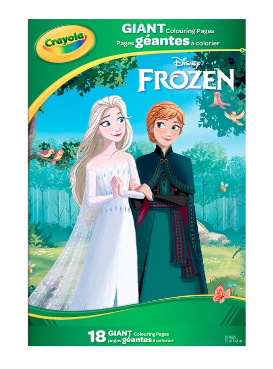 CRAYOLA - PAGES GÉANTES À COLORIER - LA REINE DES NEIGES 2