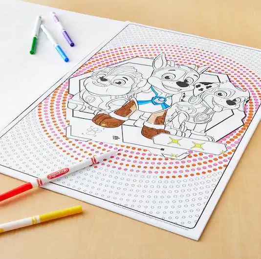 CRAYOLA - PAGES GÉANTES À COLORIER - PAT' PATROUILLE