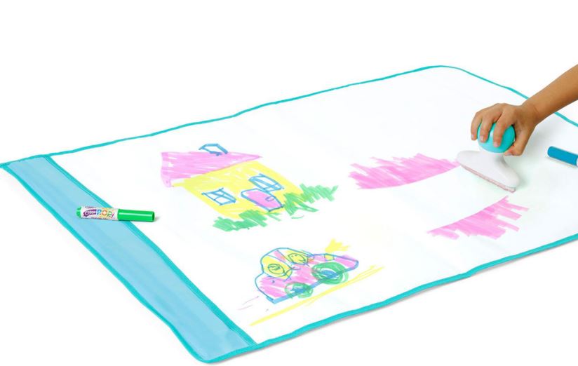 CRAYOLA - TAPIS À DESSIN "COLOUR & ERASE MAT"