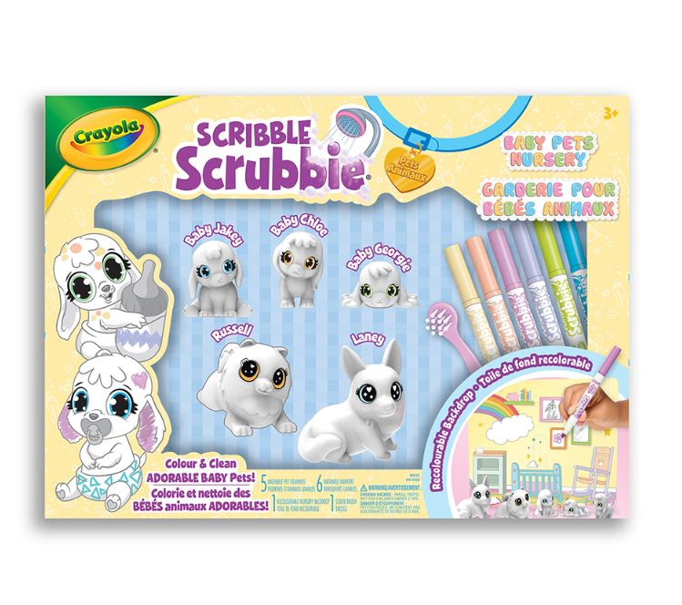 CRAYOLA - SCRIBBLE SCRUBBIE - PETS ADOPTION CENTER