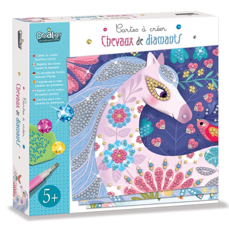 CREALIGN - CARDS TO CREATE - DIAMOND HORSES