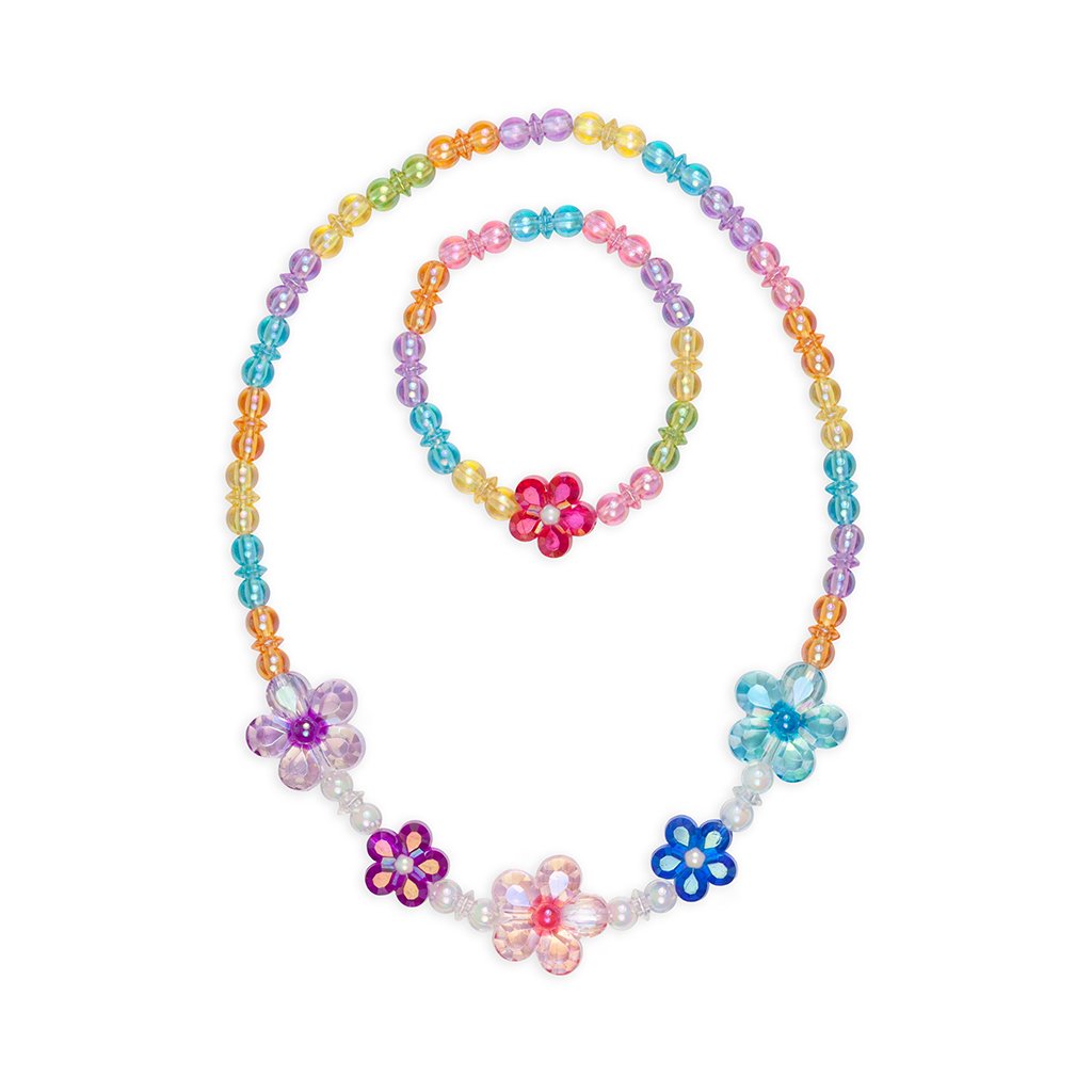 COLLIER AVEC BRACELET MULTICOLORE