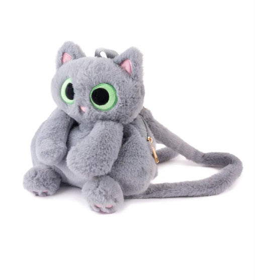CUTE PLUSH KITTEN BACKPACK