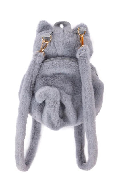 CUTE PLUSH KITTEN BACKPACK