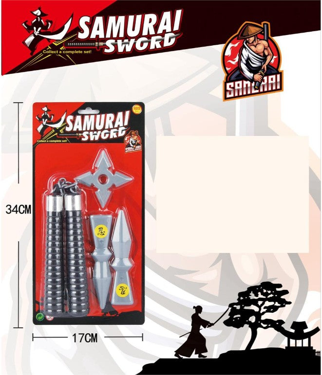 ARMES DE NINJA – NUNCHAKU, SHURIKEN ET KUNAIS