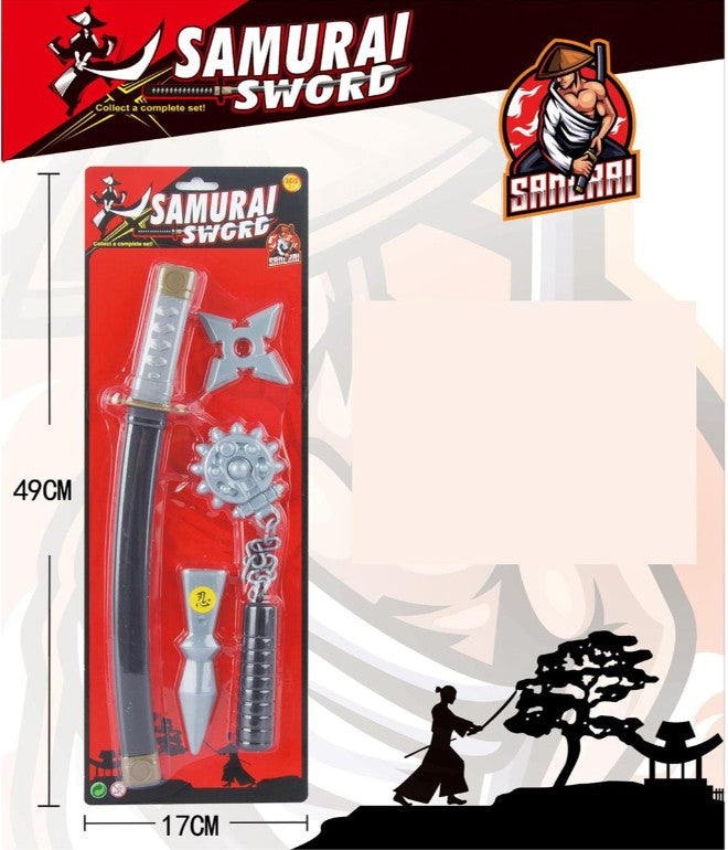 ARMES DE SAMOURAÏ – KATANA, SHURIKEN, FLÉAU ET KUNAIS