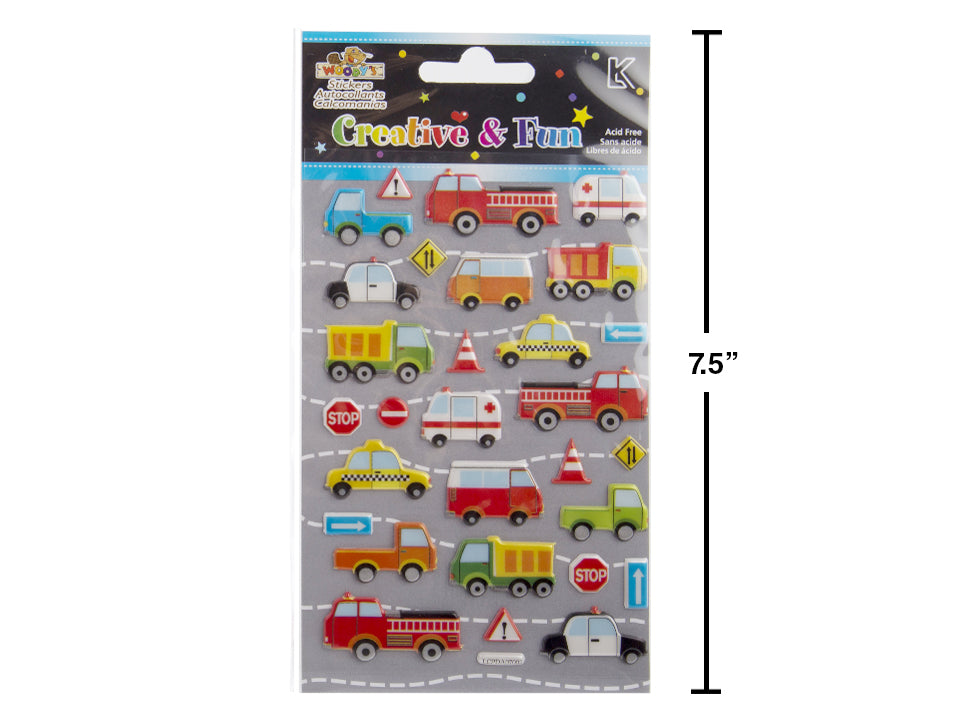 AUTOCOLLANTS GONFLÉS DE VOITURE