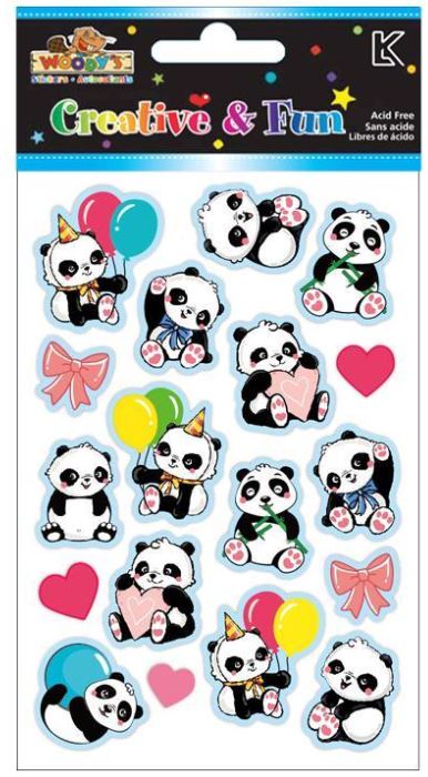AUTOCOLLANTS PANDA (PUFFY)