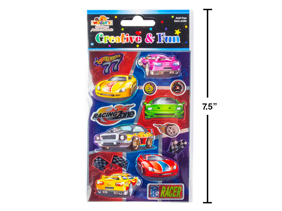 AUTOCOLLANTS VOITURES DE COURSE