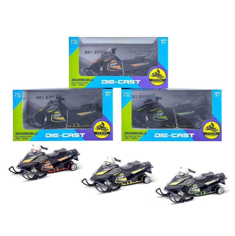 MOTONEIGE SONS ET LUMIÈRES DIE-CAST ASST (SKI DOO) 1:32
