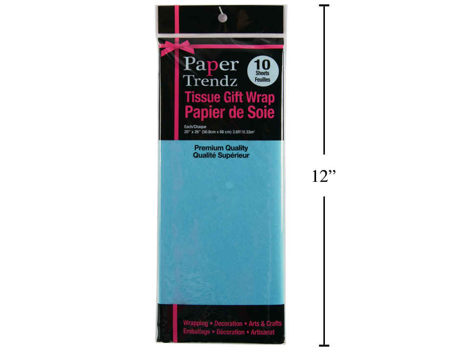 PAPIER DE SOIE BLEU