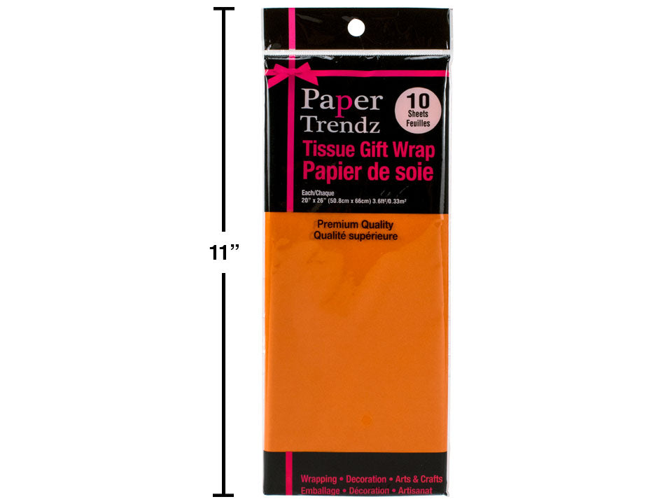 PAPIER DE SOIE ORANGE