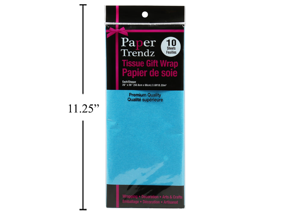 PAPIER DE SOIE TURQUOISE