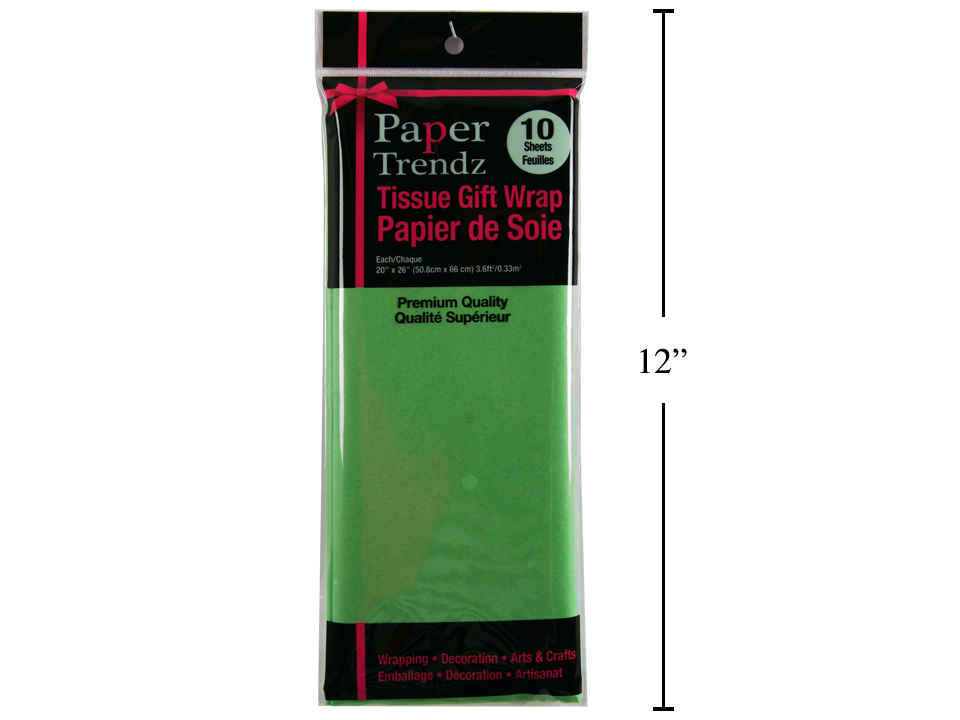 PAPIER DE SOIE VERT
