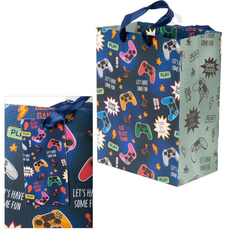 SAC CADEAU PETIT - GAME ON ! MAT ETIQUETTE + J-HOOK
