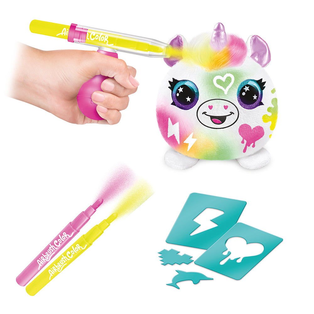 AIRBRUSH - NEON MINI MYSTERY PLUSH TO COLOR SERIES 2 ASST