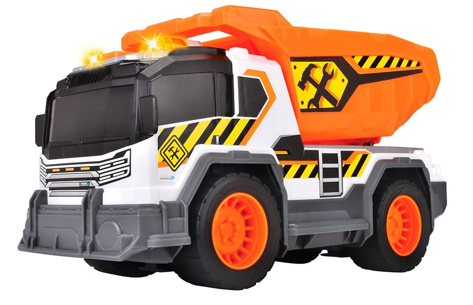 DICKIE CITY HEROES - DUST CART WITH LIGHT AND SOUND (30 CM)