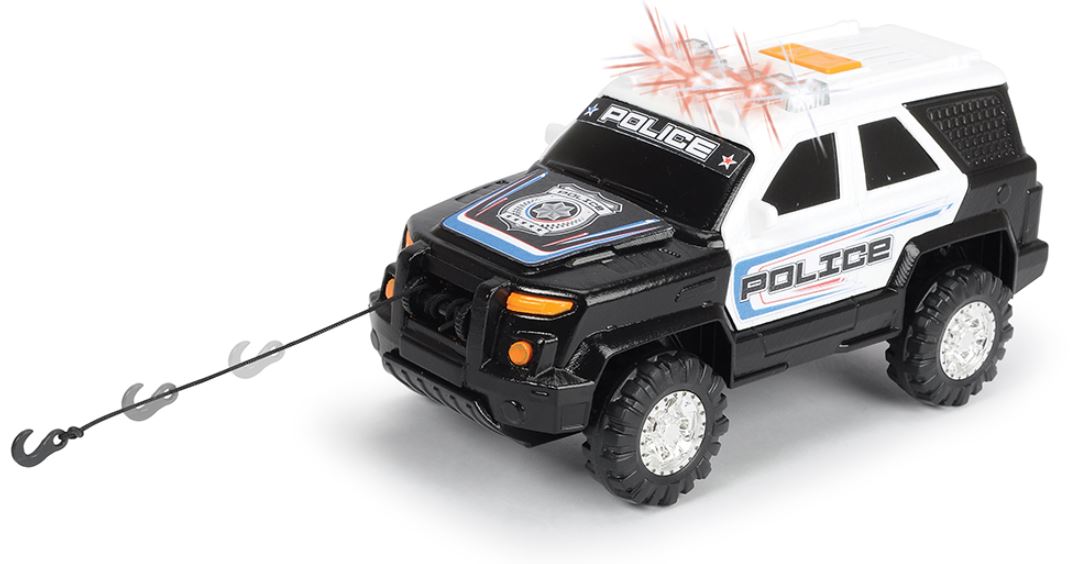 DICKIE CITY HEROES - CAMION DE POLICE SWAT SONS ET LUMIÈRES 18 CM