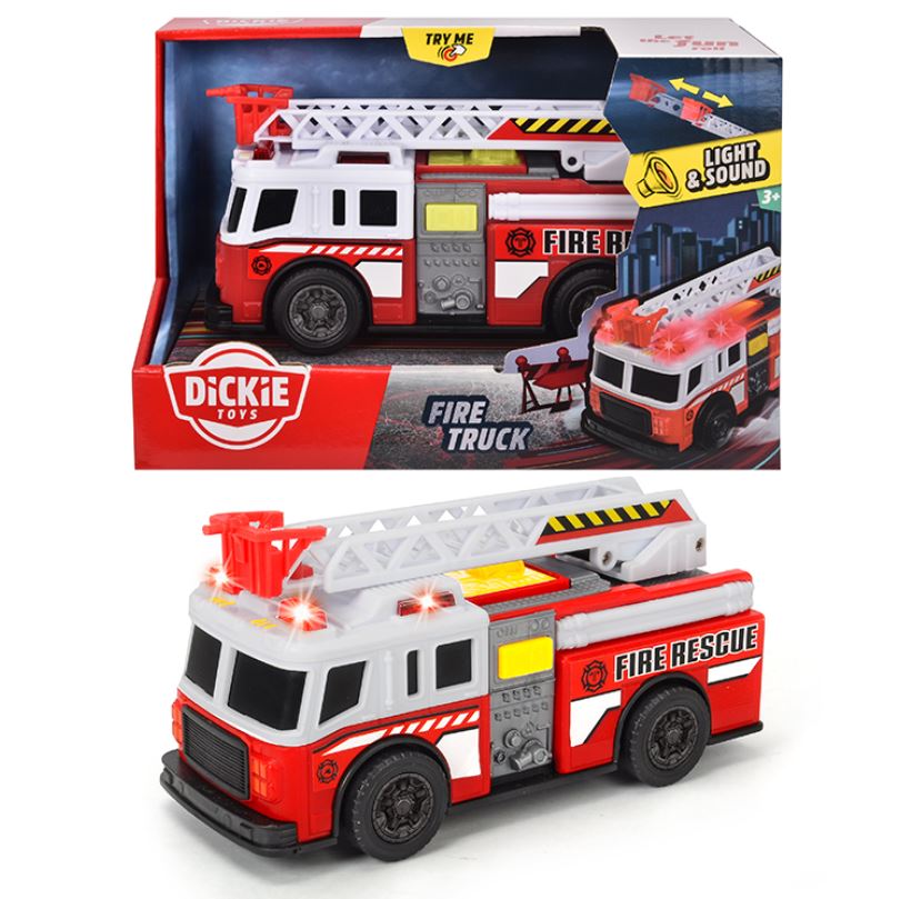 DICKIE CITY HEROES - FIRE TRUCK WITH LIGHTS AND SOUNDS 15 CM
