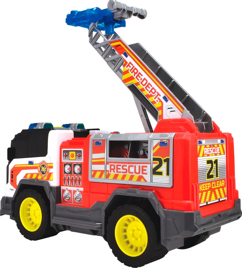 DICKIE CITY HEROES - CAMION DE POMPIER SONS ET LUMIÈRES (30 CM)