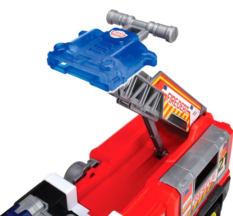 DICKIE CITY HEROES - CAMION DE POMPIER SONS ET LUMIÈRES (30 CM)