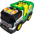 DICKIE CITY HEROES - CAMION DE RECYCLAGE SONS ET LUMIÈRES (30 CM)