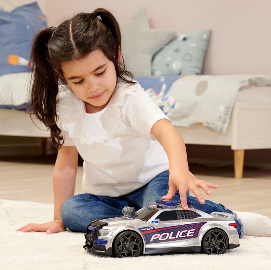 DICKIE CITY HEROES - POLICE FORCE WITH LIGHT AND SOUND (33 CM)